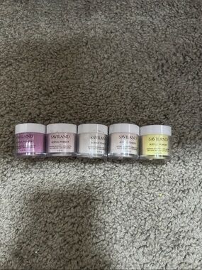 Saviland Acrylic Powder Set - Pastel Pinks & Yellow